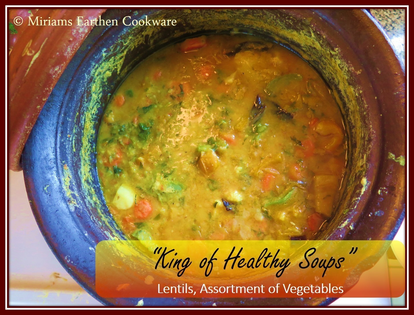 King of healthy soups made in clay pot 