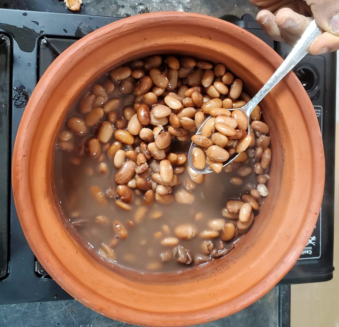Pressure cooker Pinto Beans in MEC